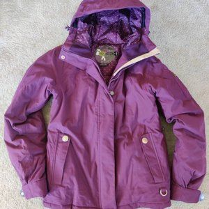 Roxy Wintersports 10,000 Womens Size M Like-New Purple Snowboard Ski Jacket Coat